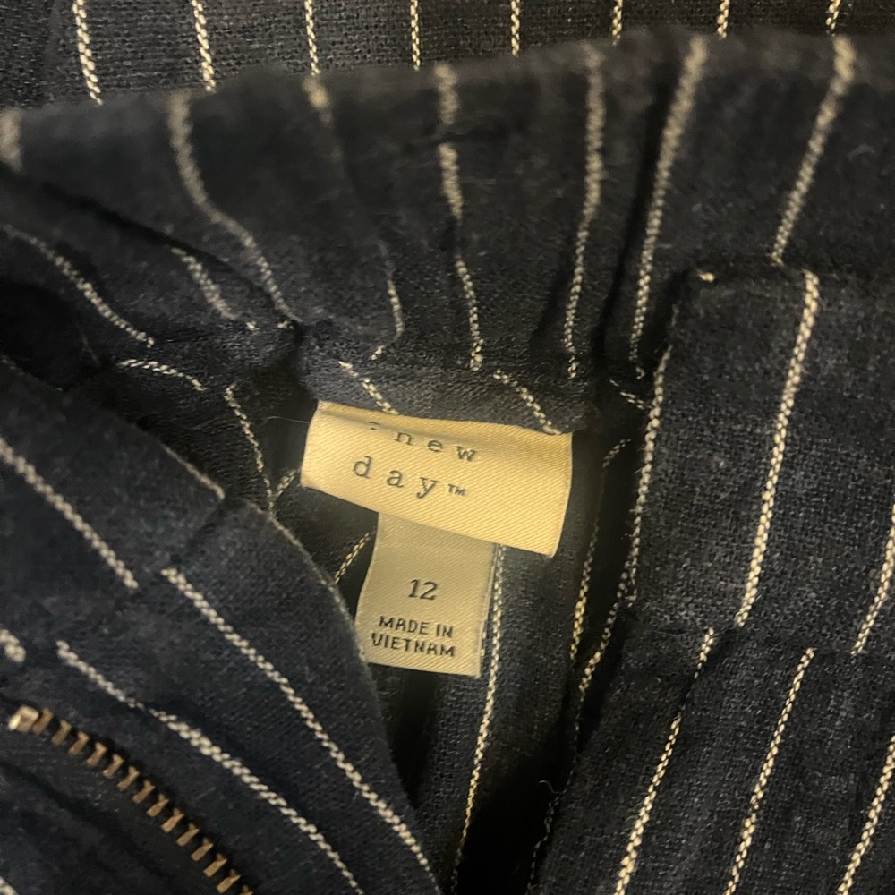 Old Navy Olive Green Wide-Leg Pants large L and A new day stripes linen pants